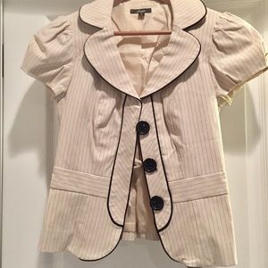 Professional style button down jacket/top